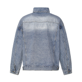 A410-WT93324-P85限价139-美式高级感牛仔外套-7x7牛仔面料420G，男装工装外套，电商A410