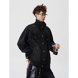 A410-WT34783-P95限价149-美式水洗牛仔外套-7x7牛仔面料420g，男装工装外套，电商A410