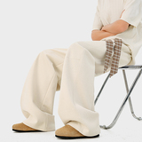 A410-K5640-P70限价109-美式格纹腰带拼接卫裤-320g卫裤面料，男装休闲裤，电商A410