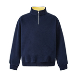 A410-A92304-P70限价109-美式重磅撞色立领卫衣-华棉复合仿棉420G，男装卫衣，电商A410