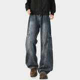 A410-K6323-P55限价89-流行水洗复古牛仔裤-牛仔面料280g左右，男装牛仔裤，电商A410