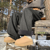 A410-K8681JR-P70限价109-美式加绒休闲长裤-400g左右人字纹面料，男装卫衣，电商A410