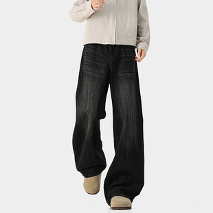 A410-K7911-特批50 限价99-美式水洗直筒牛仔裤-320g竹节牛仔面料