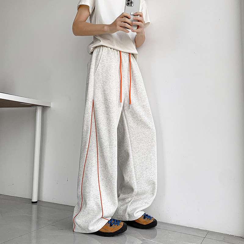A410-K8714-特批50限价99-成分：61%棉39%聚酯纤维-320g卫裤面料,男装休闲裤,电商A410