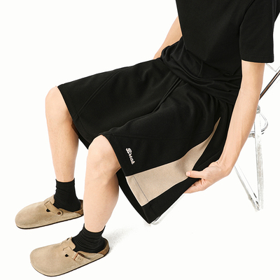 A410-Dk5128-P55限价99-成分：55%棉 45%聚酯纤维-320g卫裤面料