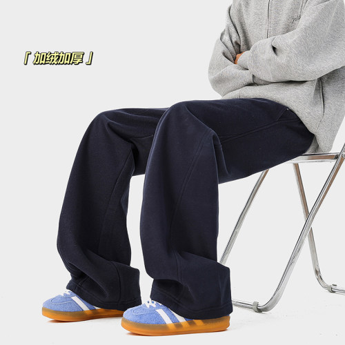 A410-K8734JR-特批50限价99成分65棉35聚酯纤维-360g卫裤磨毛面料