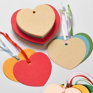 创意心愿卡祝福语卡心形小卡片硬纸质留言生日手写卡爱心贺卡卡纸
