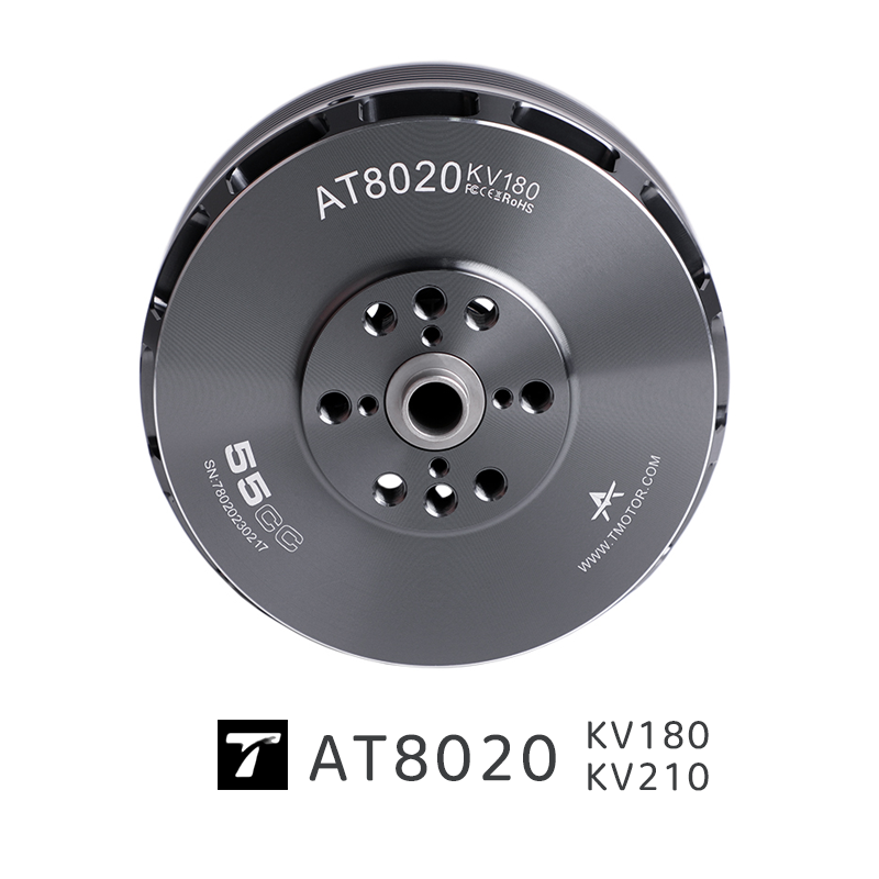 AT8020 55CC T-MOTOR垂起降固定翼动力 3D滑翔机 练习机 无刷电机