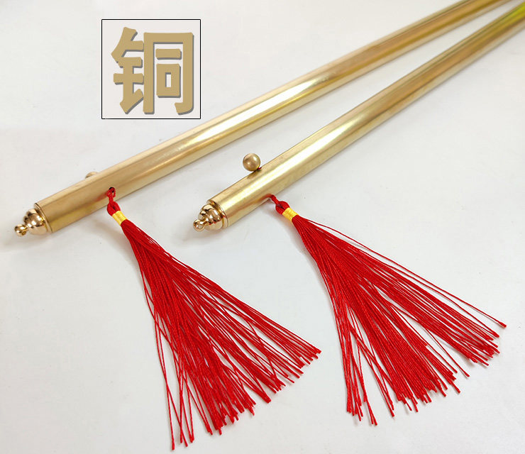 鸳鸯棒魔术道具中国杖相思棒中国传统魔术棒近景现场舞台表演双棒