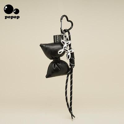 充棉皮革蝴蝶结甜美潮款钥匙扣
