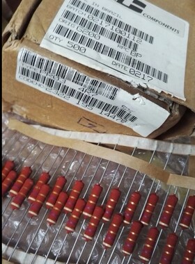 200只=70元 VISHAY -BC PR03 4R7 4.7R 4.7欧 3W 金膜电阻器