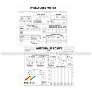 331510 船用IMO标志标牌  操舵室海报,ABS板,2张/套 420 X 297MM