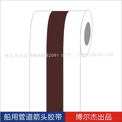 船用净化送风胶带主辅色色环胶带