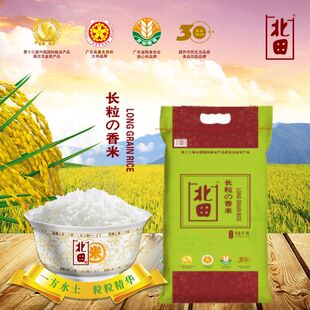 广东包邮 北田长粒香米 珍珠米 东北大米 新米 10公斤