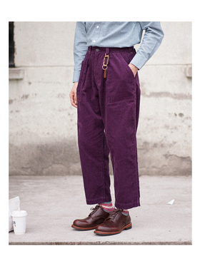粗灯芯绒宽松直筒工装休闲贝克裤 断码清仓特价