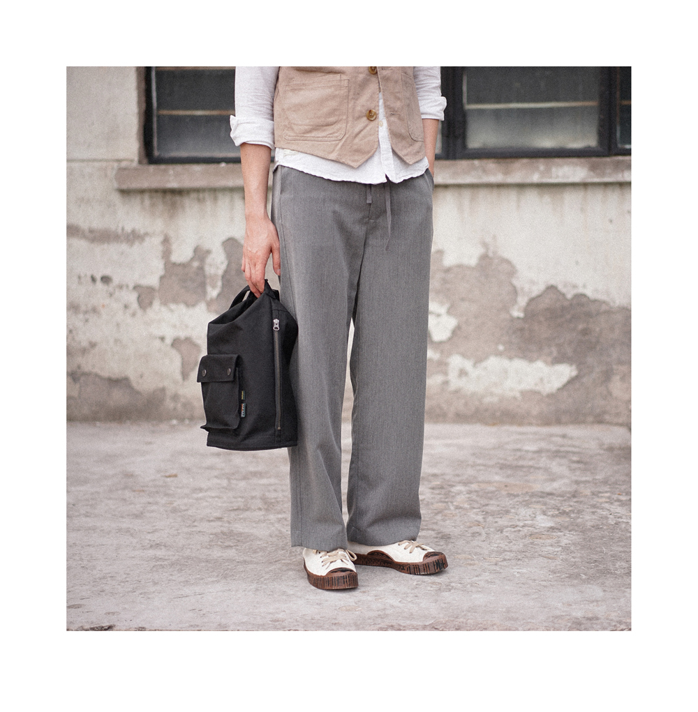 Nine Minute Trousers 独立设计 九分垂感休闲系带西裤在类目 男装, 休闲裤中 - 来自Buy2taobao.com提供专业的淘宝代购服务