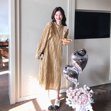 压轴工艺直筒木耳边连衣裙8533-P120-控188，女装连衣裙，浙宝265