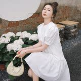 大货白色连衣裙8004P105158，女装连衣裙，浙宝265