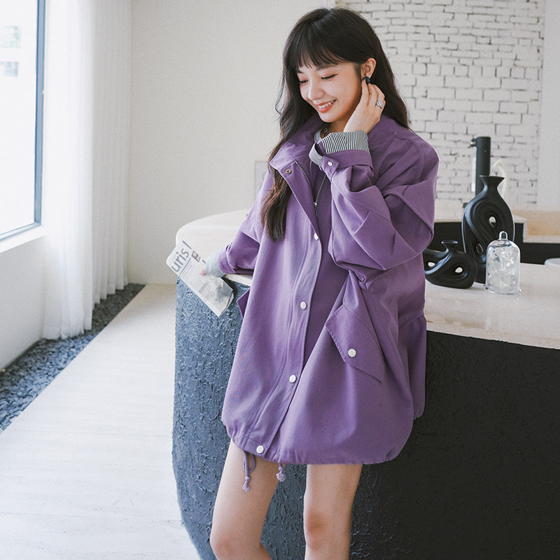 大货条纹内里三色工装外套8035P130控价188,女装短外套,浙宝265