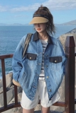 大货2022撞色牛仔外套W09-P125控价188，女装短外套，浙宝265
