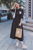 现货贴标大摆裙长款连衣裙8839P120控178，女装连衣裙，浙宝265