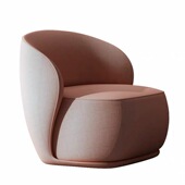 设计师2022年新款 单人布艺客厅轻奢现代老虎椅卧室科技布沙发椅