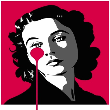 老牌艺术家Pure Evil 费雯丽限量版画正品艺术画名人欧美