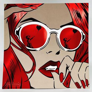 画 限量版 潮流现代壁画桌面画 Simmons红色女郎 现代艺术家Rich