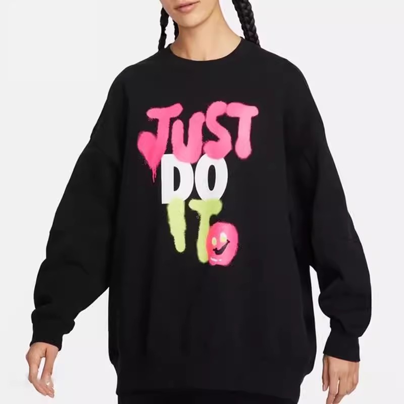 Nike/耐克正品Sportswear女士印花休闲运动卫衣HJ1504-010