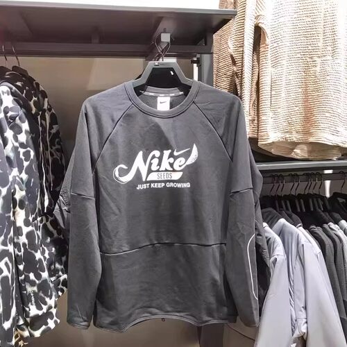 耐克Nike耐克男子新款运动休闲圆领卫衣黑色FN3290-010