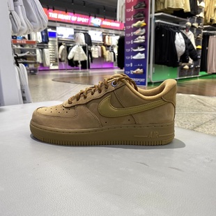 HQ3905 FZ7372 Nike耐克女24冬款 复古小麦色空军一号低帮休闲板鞋