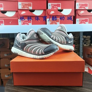 331 NIKE DO5887 秋冬保暖轻便一脚蹬棉鞋 661 耐克儿童加绒毛毛虫