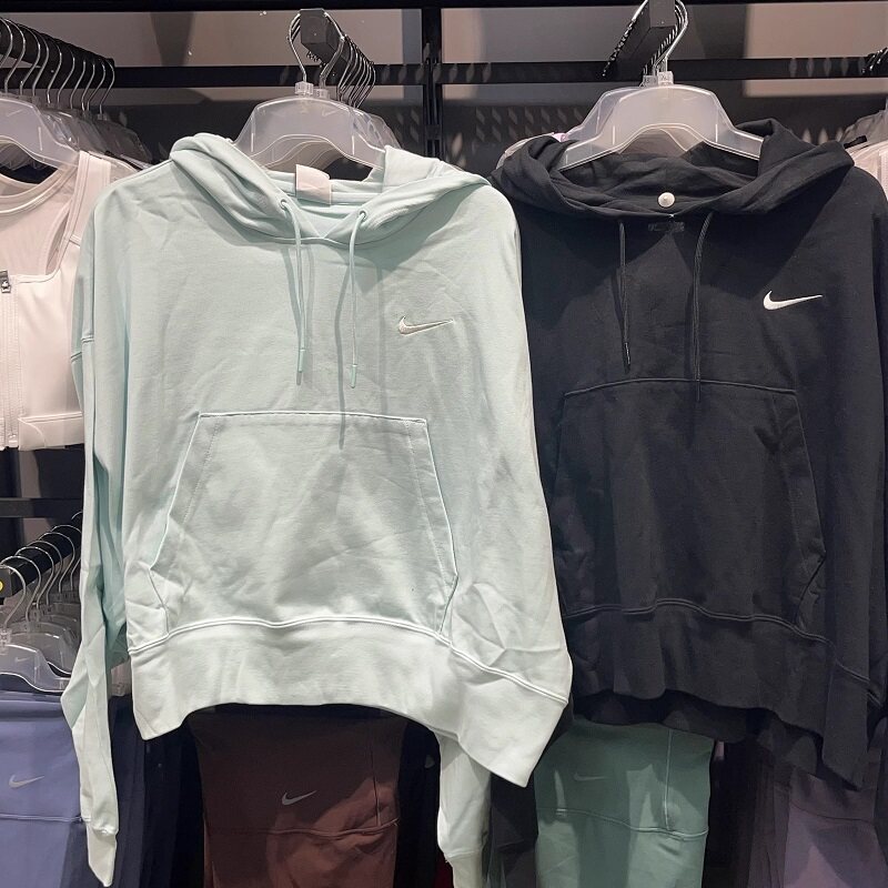 NIKE女子春秋季舒适运动休闲宽松连帽套头衫卫衣DM6418-DR5633
