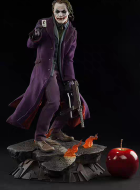 现货Sideshow 300251  1/4DC黑暗骑士 小丑 JOKER 全身像雕像模型