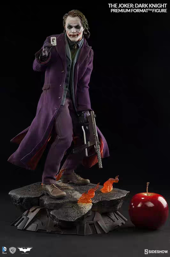现货Sideshow 300251  1/4DC黑暗骑士 小丑 JOKER 全身像雕像模型