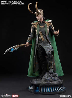 现货 Sideshow LOKI 1/4洛基  复仇者联盟 ss PF系列雕像 23寸
