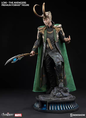 现货 Sideshow LOKI 1/4洛基  复仇者联盟 ss PF系列雕像 23寸