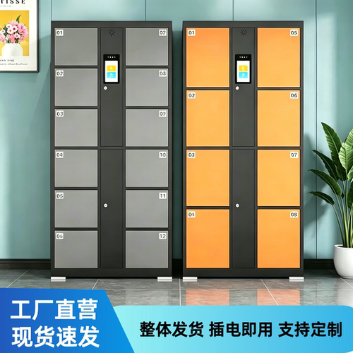 智能人脸识别存包柜商场超市专用