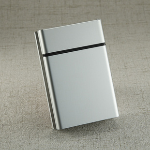 包邮新设计下滑上翻盖二十支软包装创意光面铝合金烟盒保护罩烟盒