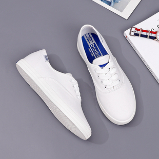 街拍小白鞋女2025新款夏百搭学生帆布鞋韩版休闲透气chic韩风鞋子