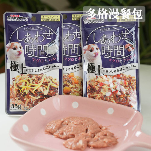 多格漫鲜封包组合猫零食