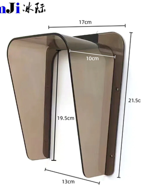 黑色茶色透明色防雨罩门禁机防水罩楼宇对讲防雨罩防尘防晒保护罩