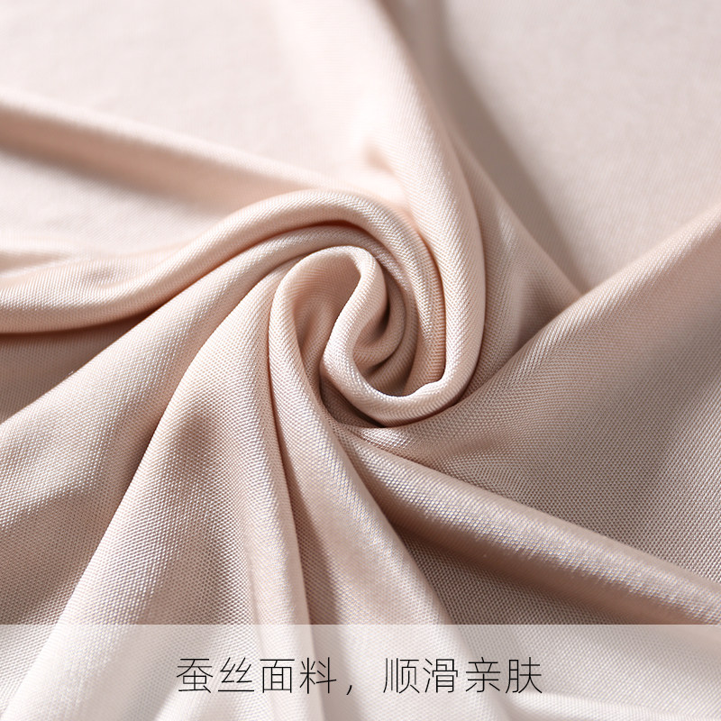 봄과 여름 얇은 실크 여성용 통기성 조끼 레이스 스티치 뽕나무 실크베이스 단순 다용도 루즈 탑