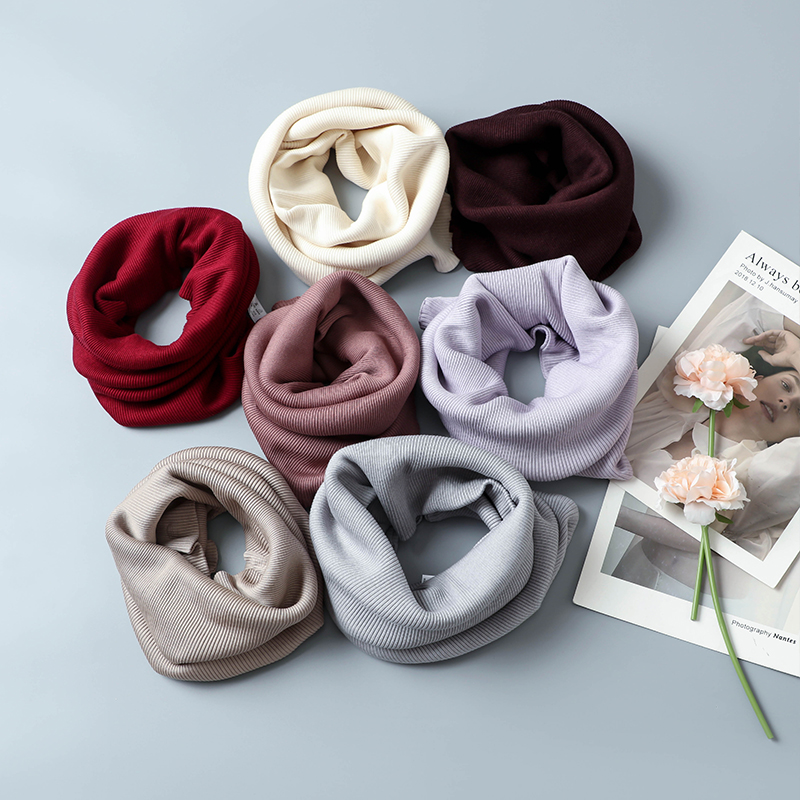 加棉女士护颈椎防风保暖套头围巾