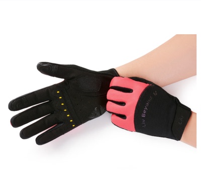 捷安特女款全指手套Liv Beyond秋冬长指骑行透气耐磨打孔掌心手套