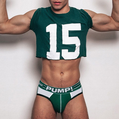 PUMP男士低腰U凸纯棉透气三角