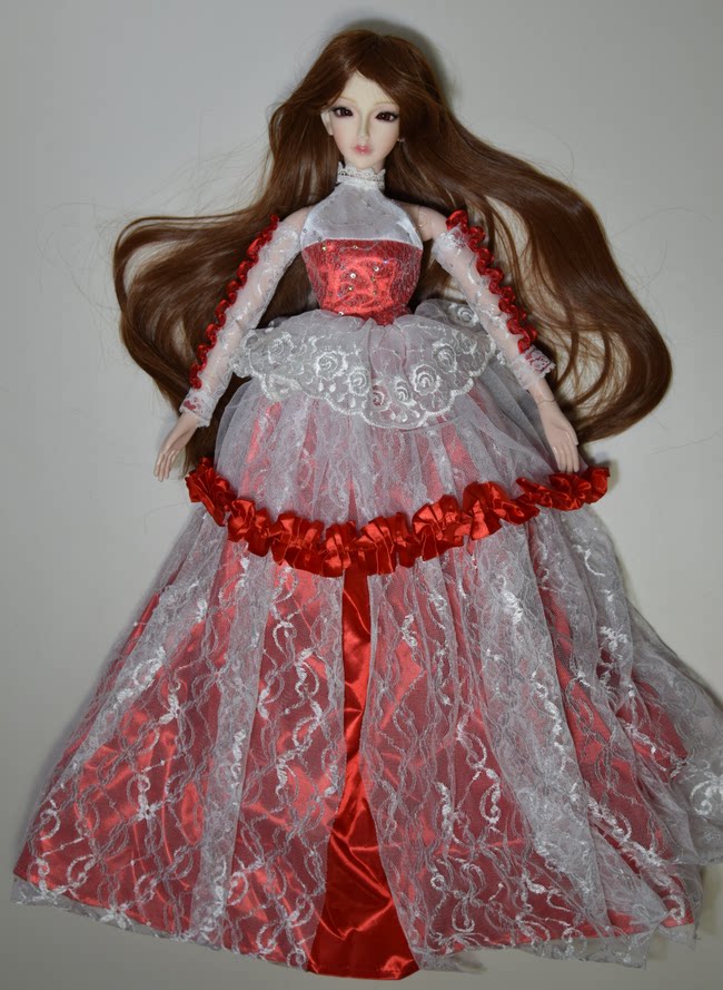 bjd娃娃衣服  sd娃娃  晚礼服  连衣裙 3分1女娃娃用 叶罗丽可用