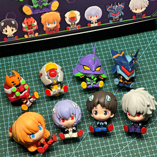 TOPTOY EVA新世纪福音战士MINI坐坐系列盲盒萌粒手办车载摆件礼物