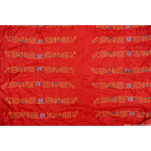 衣服花边大襟袖口下摆配花京绣手工刺绣老绣片衣服改造加工绣花条