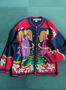 双生子天使 Handknit 手工钩织外套 from us1980s